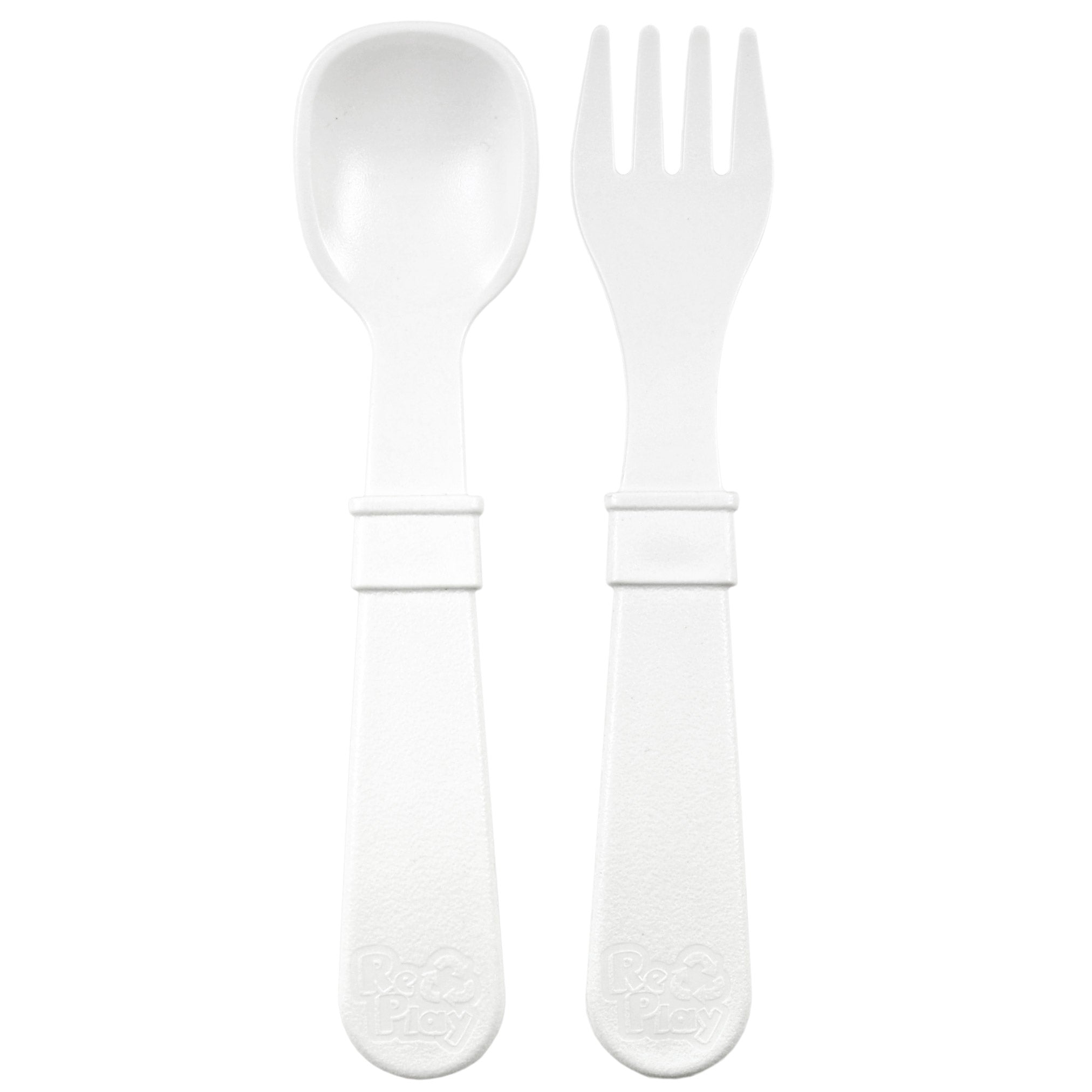 Reusable Eco-Friendly Baby Utensils - BPA-Free Spoon & Fork Set for Toddlers | Safe for Mealtime, Travel & On-The-Go Feeding