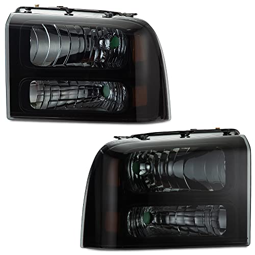 Smoke Cover Black Housing Orange Reflector