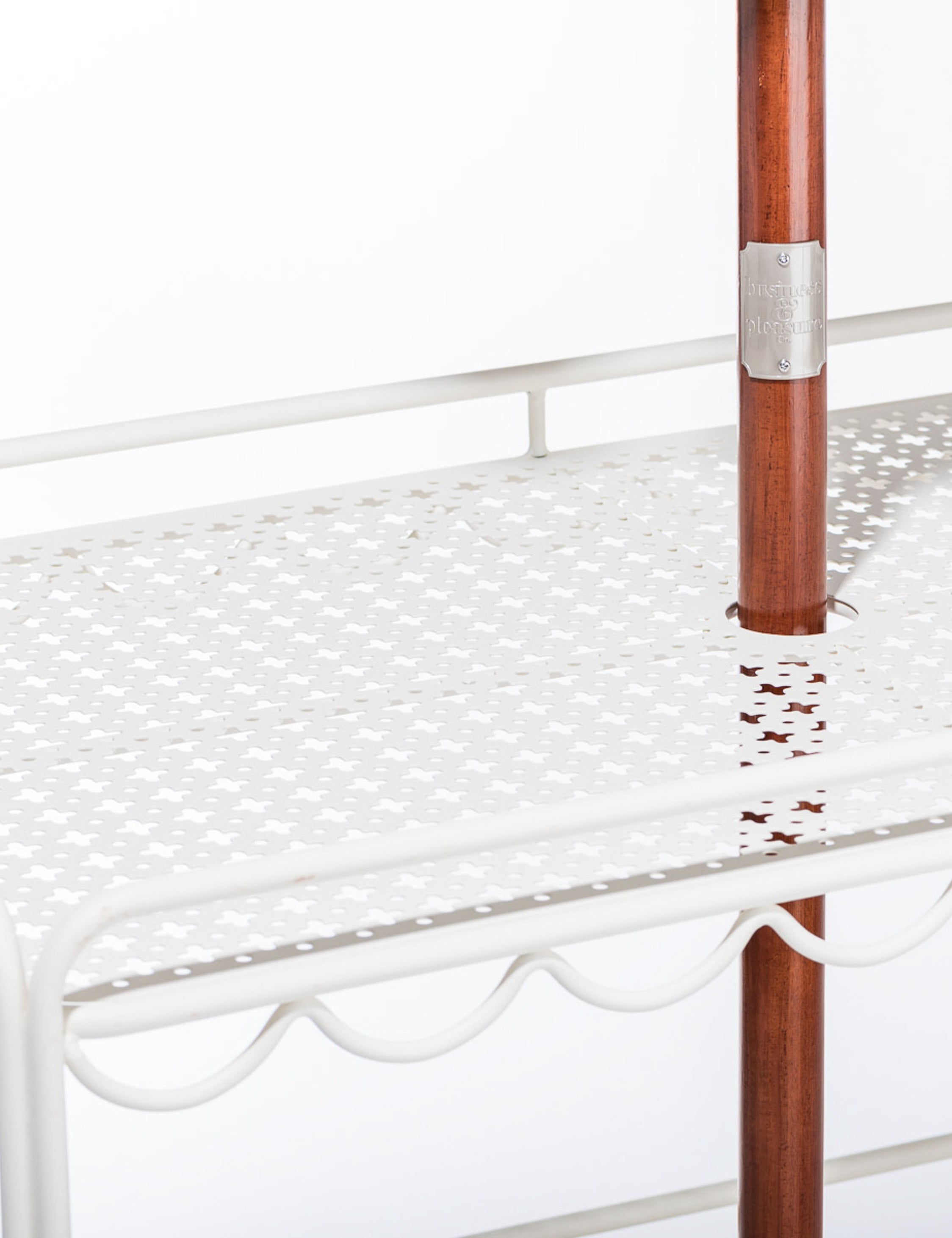 Al Fresco Bar Cart by Business & Pleasure Co. - Premium Outdoor Rolling Drink Cart for Patio, Garden & Poolside Entertaining - Perfect for Cocktails, Beverages & Party Serving