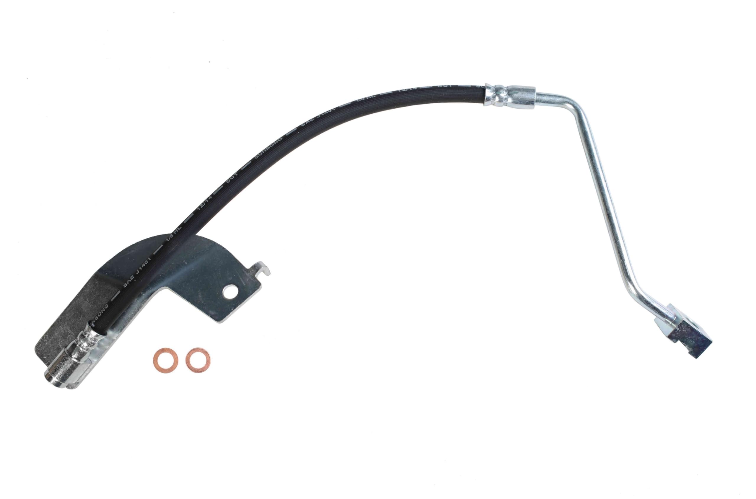 Sunsong 2201900 Brake Hydraulic Hose - High Performance Replacement for Trucks & SUVs - Perfect for Off-Roading & Heavy-Duty Towing