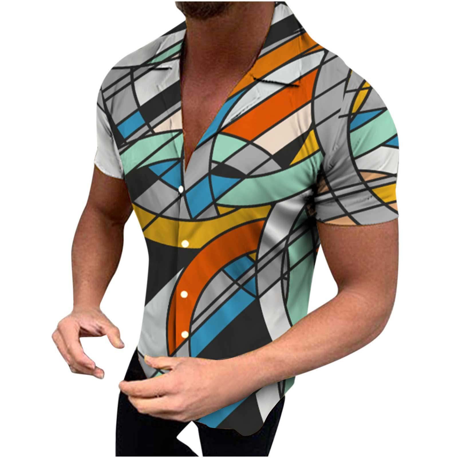 Men's Short Sleeve T-Shirts - Breathable Summer Casual Tees for Golf & Everyday Wear | Comfortable Jersey Shirts for Men's Fashion & Outdoor Activities