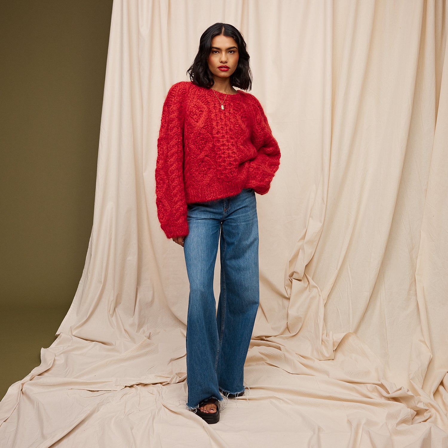 Marlon Jumper for Women - Cozy Knit Sweater with Long Sleeves & Crew Neck | Perfect for Fall, Winter & Casual Outfits | Office Wear, Date Night & Weekend Comfort