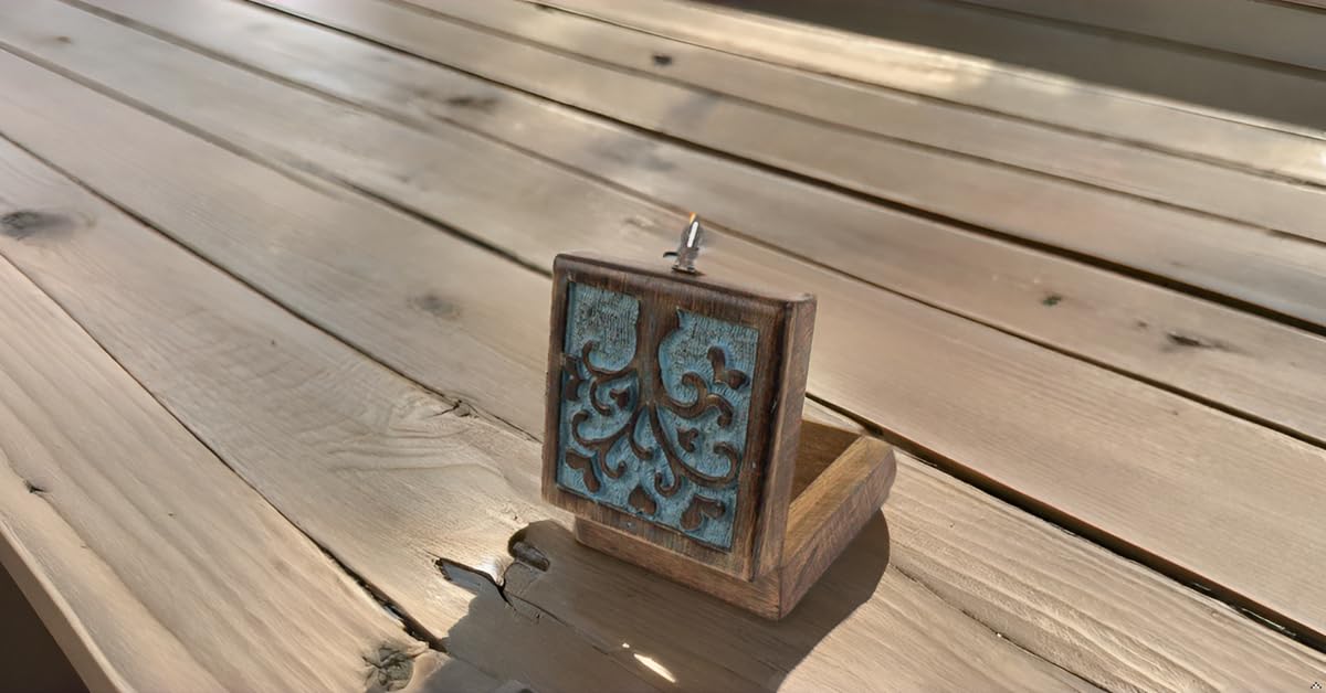 Handmade Wooden Jewelry Box with Tree of Life Carving - Lockable Keepsake Storage Organizer for Necklaces, Rings & Watches | Perfect Birthday Gift, Anniversary Present & Home Decor Accessory