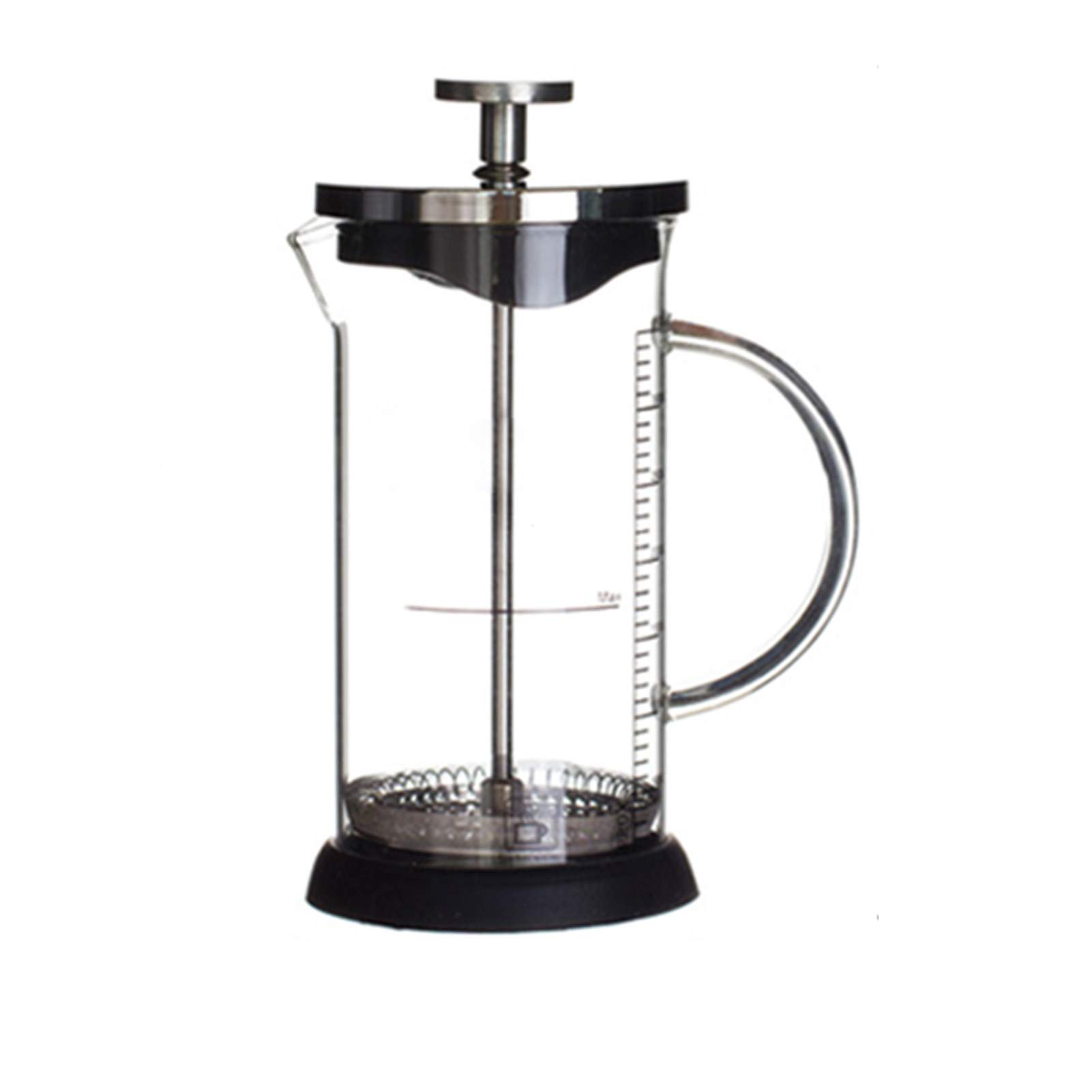 Premium 350ml/600ml French Press Coffee Maker - Heat-Resistant Glass Coffee & Tea Press Pot with Stainless Steel Filter - Perfect for Home, Office, and Camping Brewing