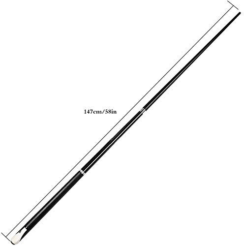 Professional 58 Inch Pool Cue Stick - 1/2 Jointed Straight Billiard Cue with 10.8mm Tip & Premium Grip (19-20oz) - White Pool Cue for Men - Perfect for Home Bars, Game Rooms & Professional Play