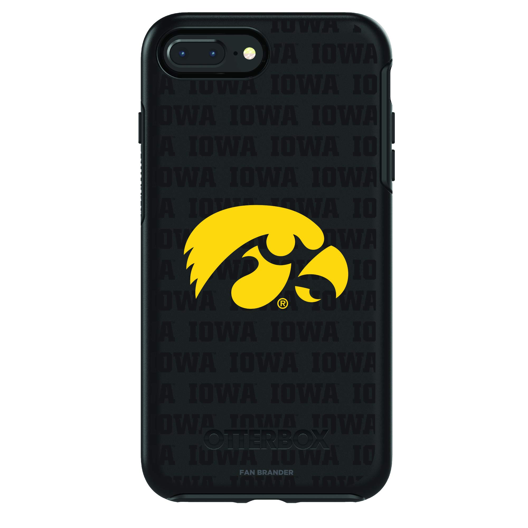 NCAA OtterBox Symmetry iPhone Case - Repeating Wordmark Design for Apple iPhone | Durable Protection for Daily Use