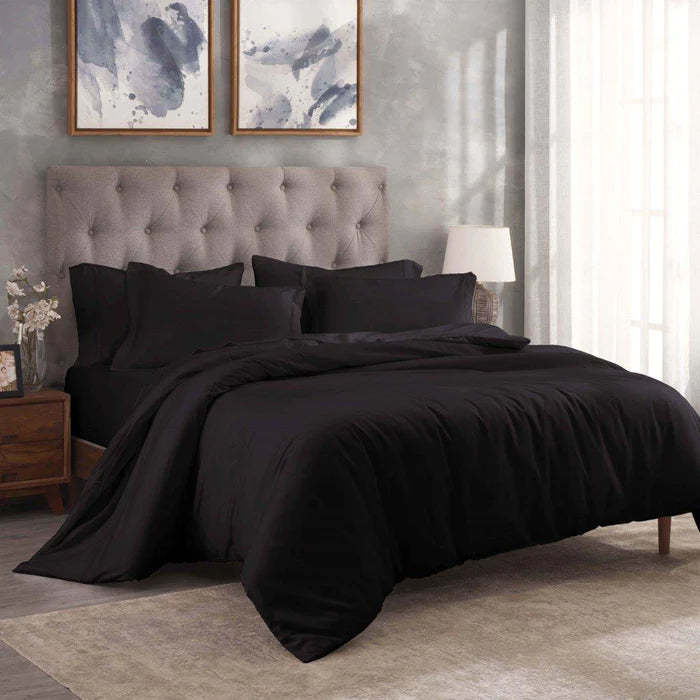 300 Thread Count Modal Beechwood Duvet Cover Set - Soft, Breathable & Hypoallergenic Bedding for a Comfortable Night's Sleep - Perfect for Master Bedrooms, Guest Rooms & Cozy Home Decor