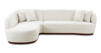 Arles Left Facing Sectional Sofa - Modern L-Shaped Living Room Couch with Recliner | Perfect for Small Spaces, Apartments & Home Theater Seating