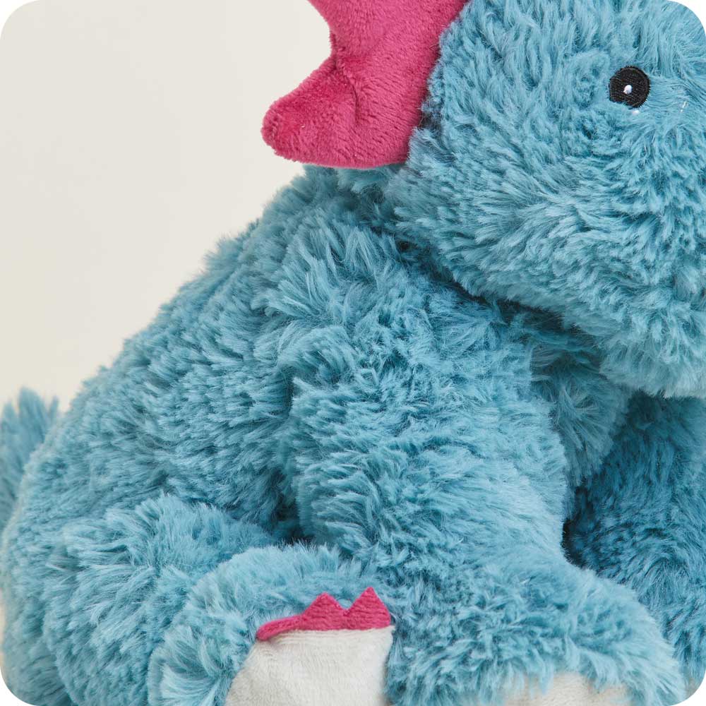 Triceratops Warmies - Soft Plush Dinosaur Microwaveable Heating Pad for Kids & Adults - Perfect for Stress Relief, Anxiety, and Cold Weather Comfort - Use at Home, Office, or Travel