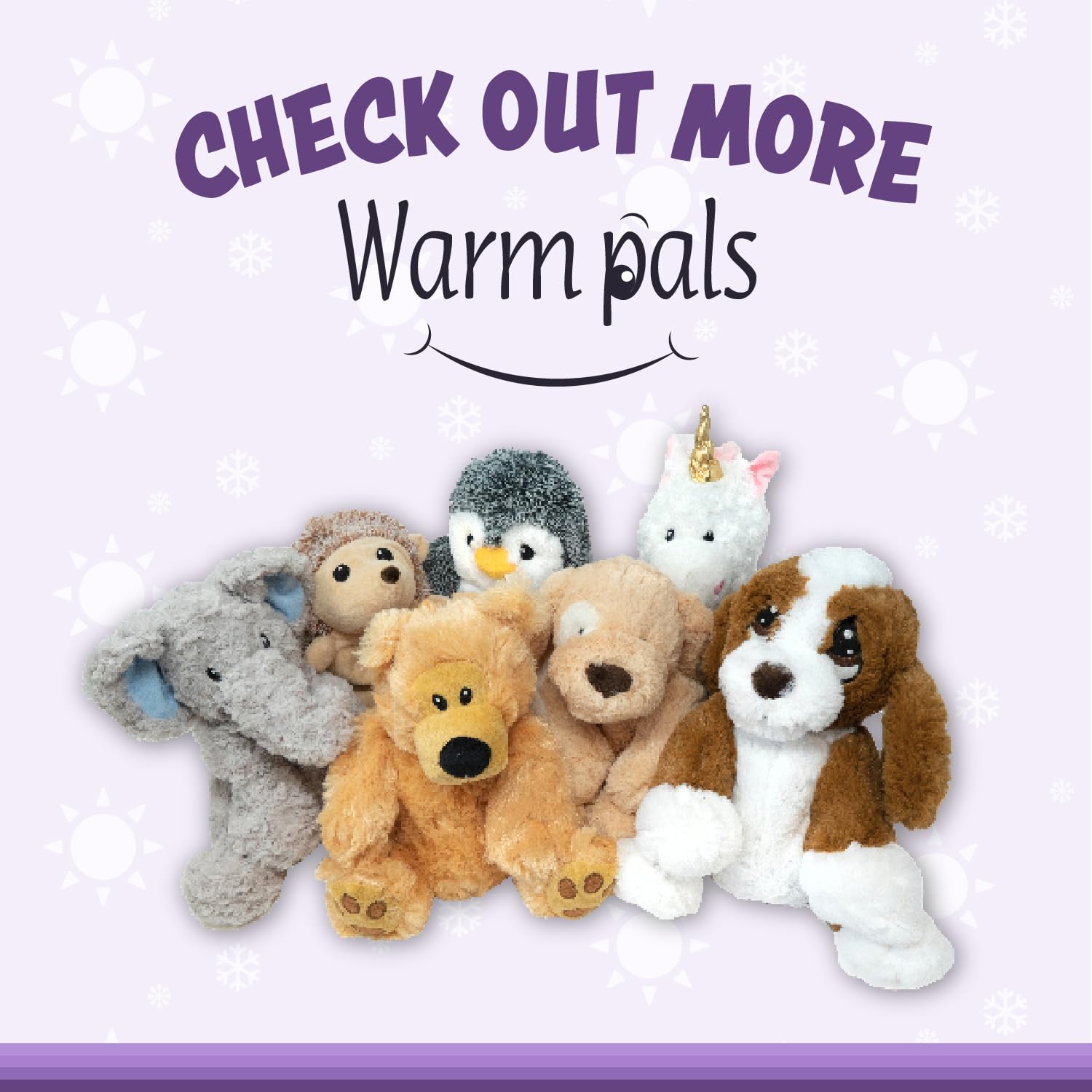 1i4 Group Warm Pals - Lavender Scented Lion Plush Toy - Soft Stuffed Animal for Kids & Adults - Microwaveable Heating Pad for Bedtime Comfort, Stress Relief & Anxiety Aid - Perfect for Cuddling, Gifts & Nursery Decor