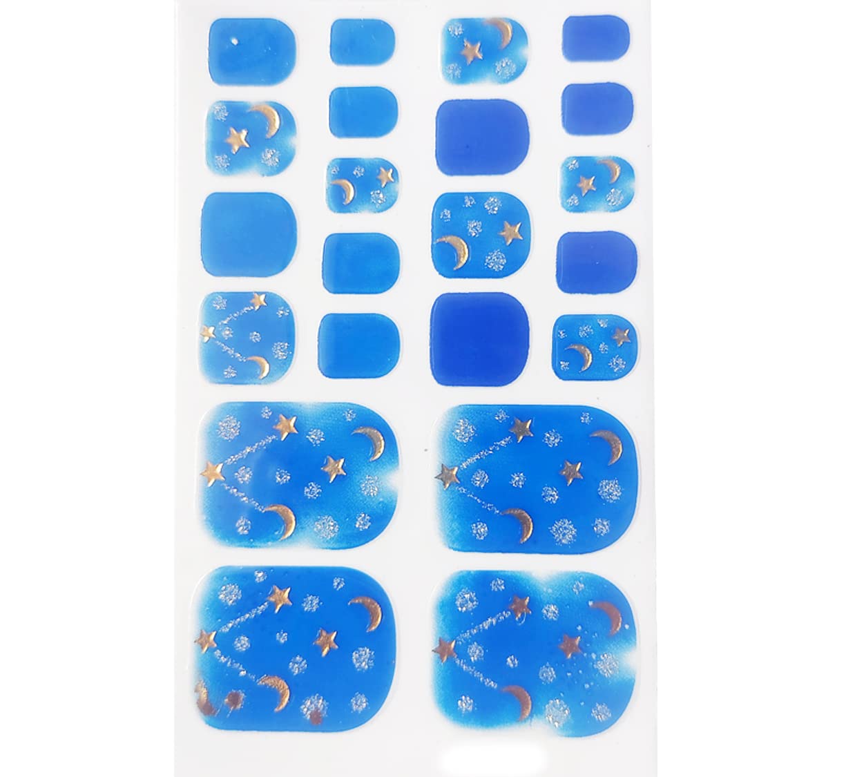 3D Nail Stickers for Women & Girls - Waterproof Glitter Luxury Nail Art, Self-Adhesive DIY Fake Nails, 22-Piece Set (Multicolor) - Perfect for Parties, Weddings, and Special Occasions