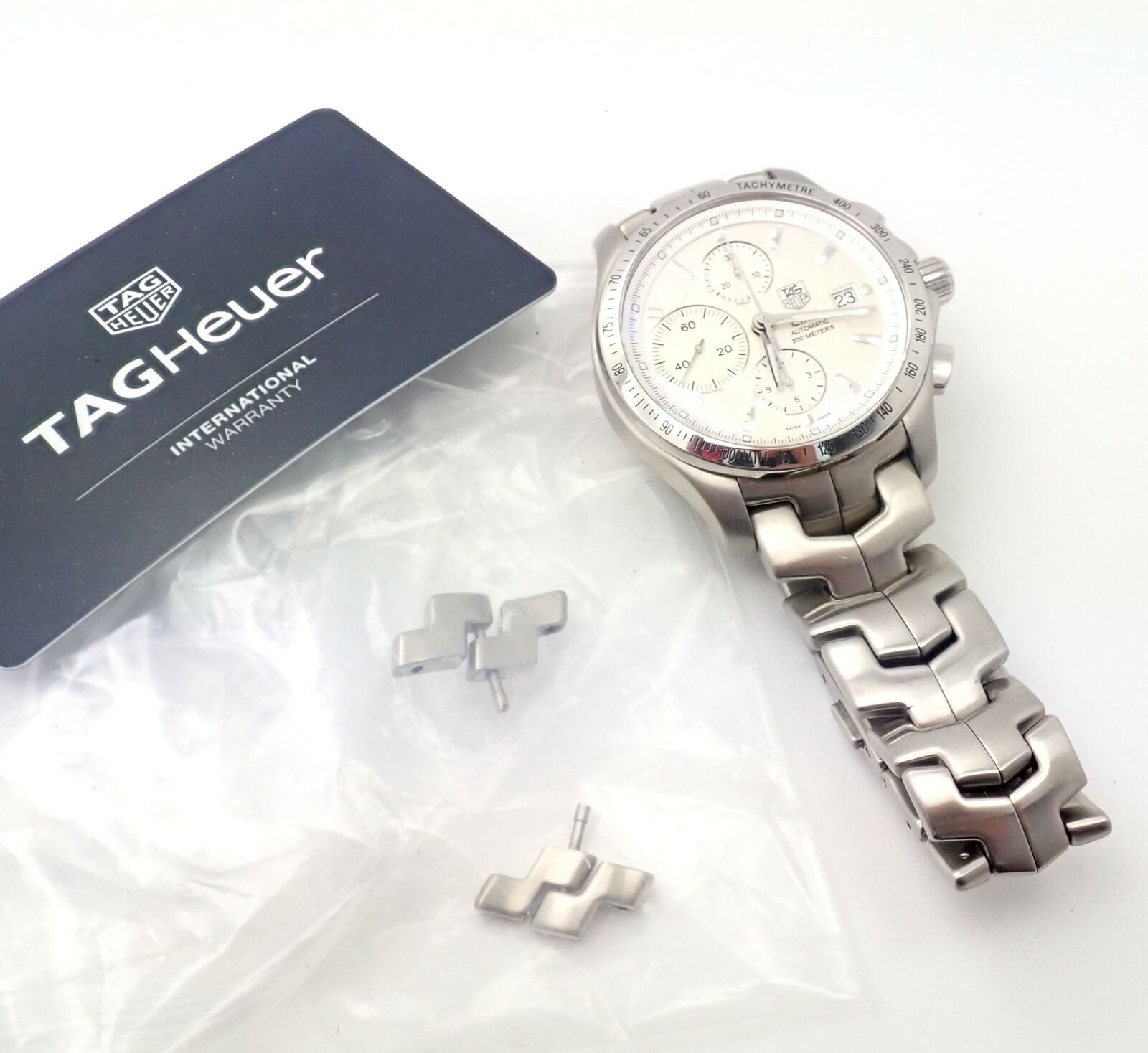 Authentic Tag Heuer Link Automatic Calibre 16 CJF2111 Men's Luxury Watch - Perfect for Business, Formal Events & Special Occasions