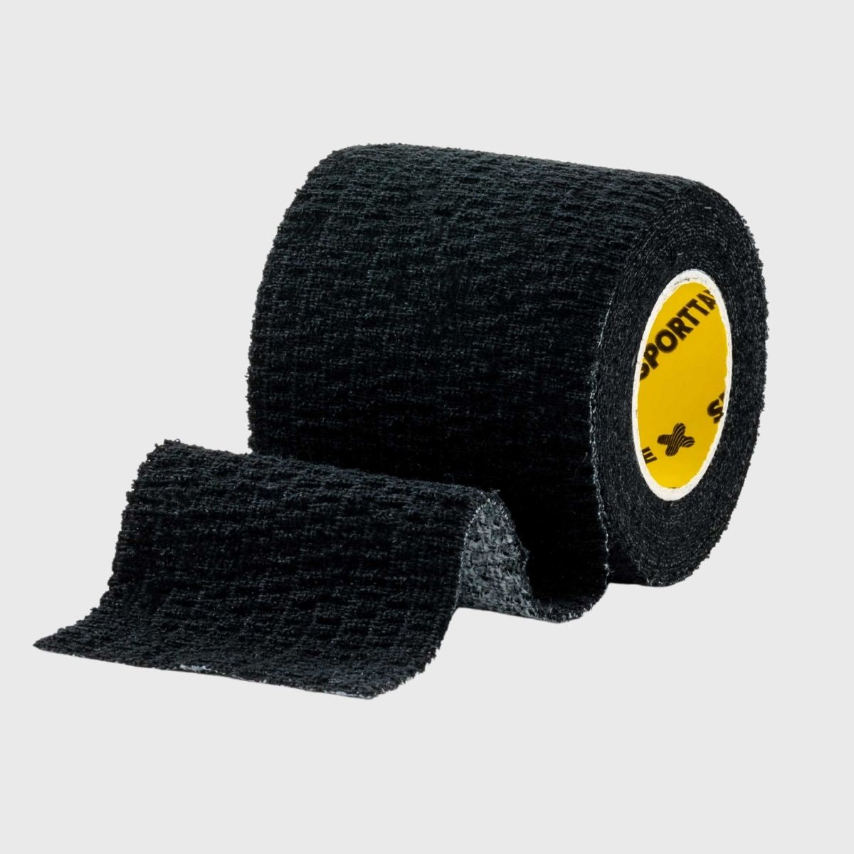 SportTape EAB Elastic Adhesive Bandage Tape - 2 Inch x 5 Yards, Black - Athletic Support for Joints, Muscles & Injury Prevention - Ideal for Sports, Workouts & Physical Therapy