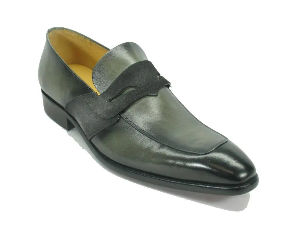 Stylish Mixed Media Modern Penny Loafers for Men & Women - Comfortable Slip-On Dress Shoes for Office, Casual & Formal Wear