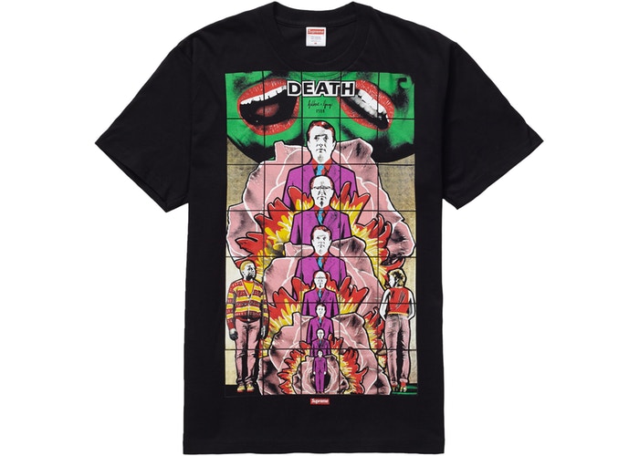 Gilbert & George Death Graphic T-Shirt - Black Cotton Tee for Men & Women - Perfect for Casual Wear, Street Style & Art Lovers
