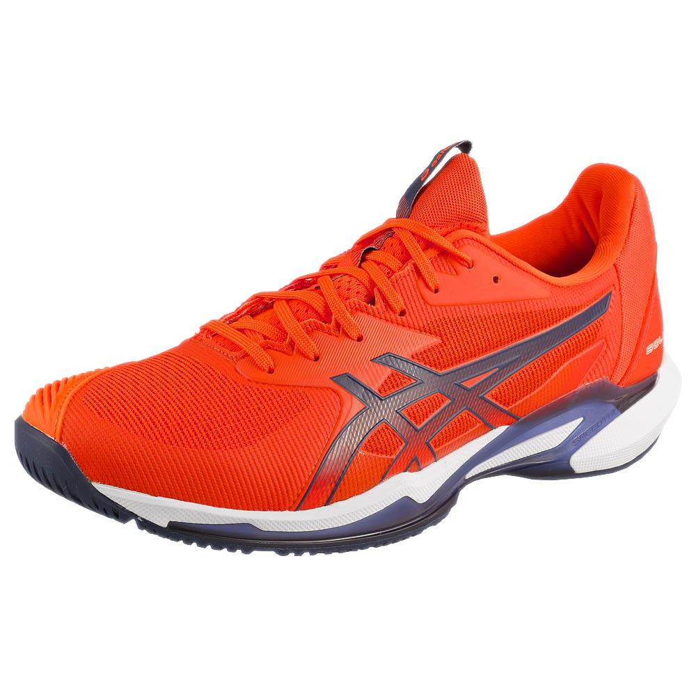 ASICS Men's Solution Speed FF 3 Tennis Shoes - Koi/Blue Expanse Colorway | Lightweight Performance Court Shoes for Competitive Play & Training