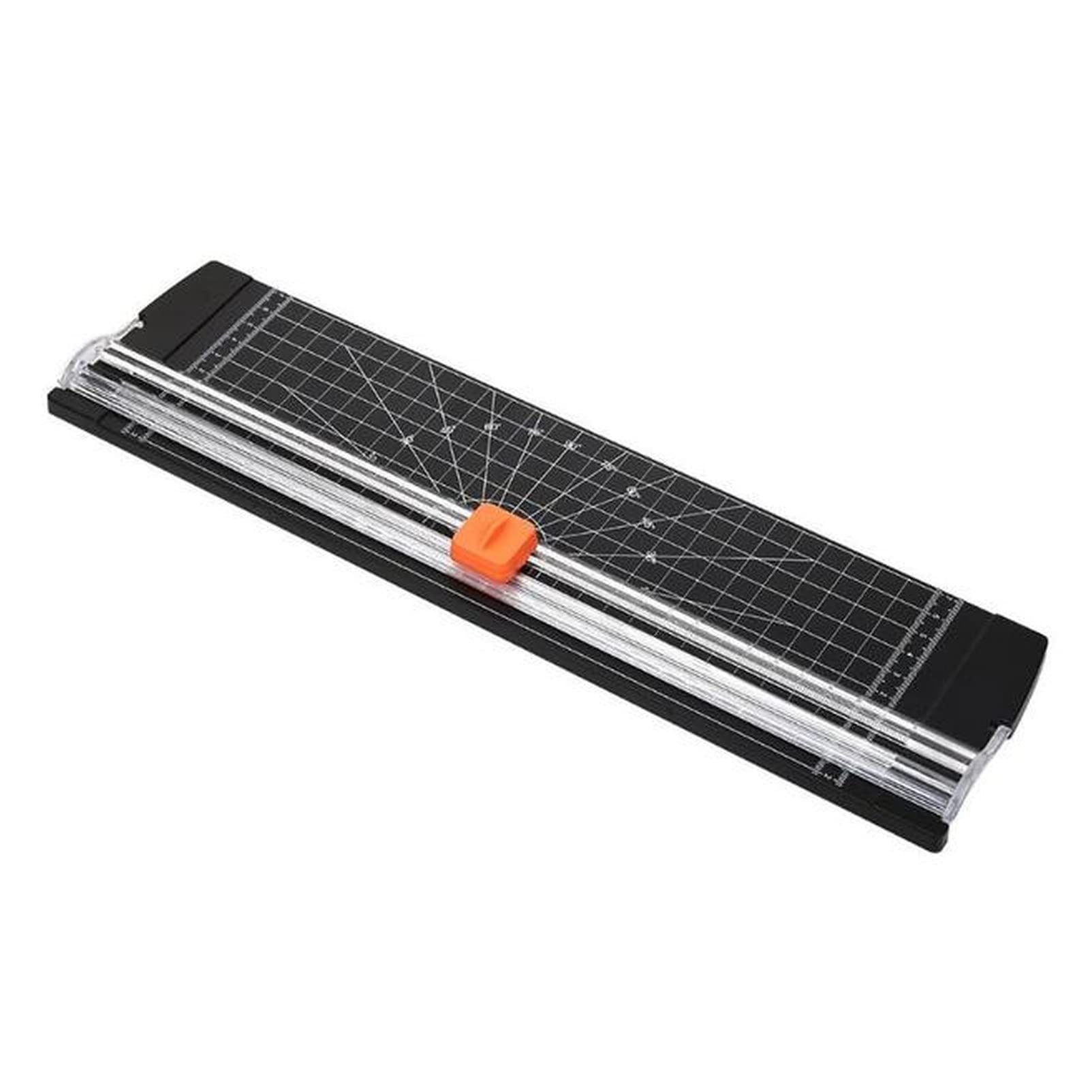 qingmutech Corner Trimmer - A4 Paper Cutter for DIY Crafts, Scrapbooking, Photo Albums & Office Stationery | Precision Paper Cutting Machine with Blades | Perfect for Home, School & Office Projects (Black)