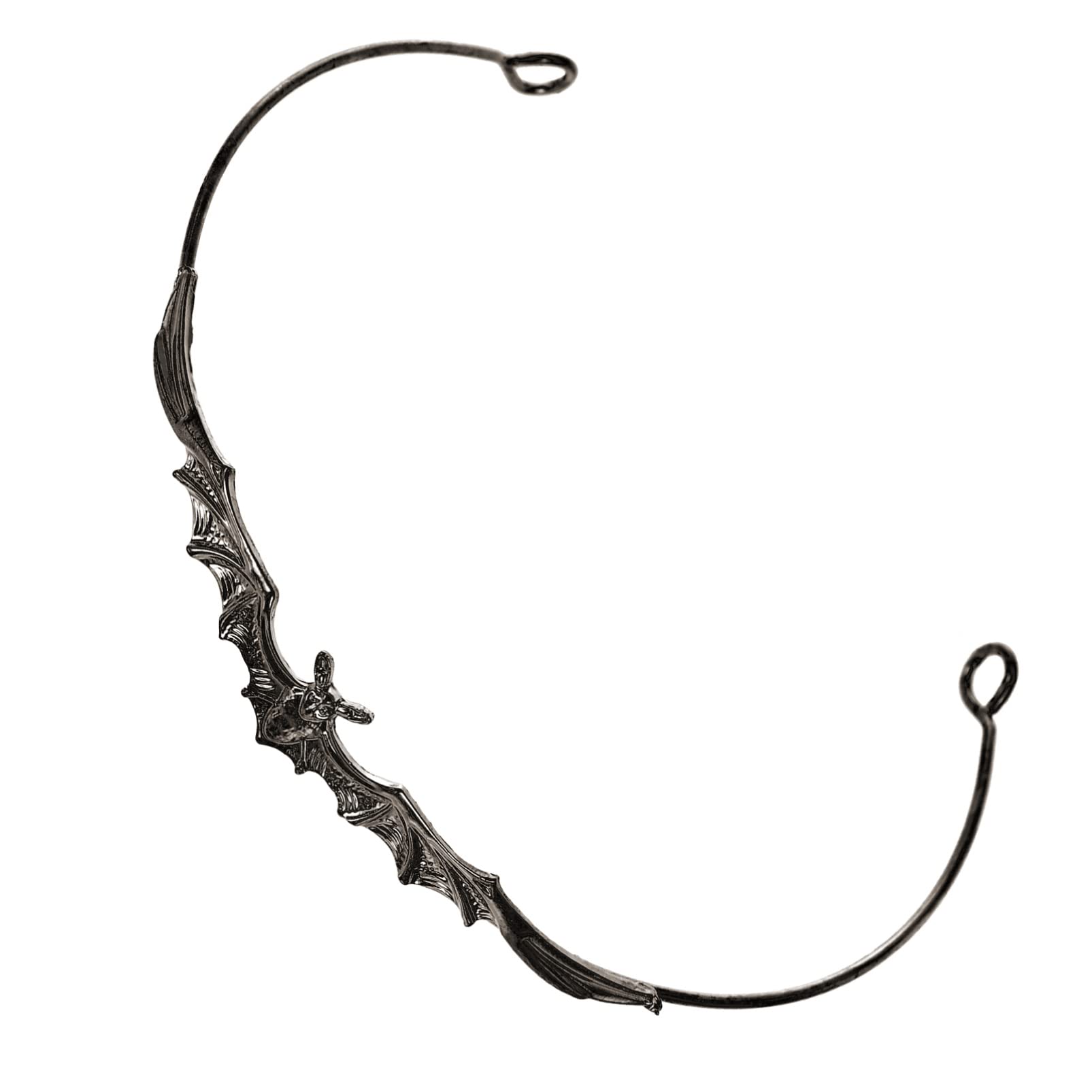 SHERCHPRY Cosplay Bat Headbands - Alloy Bat Hair Hoop & Gothic Tiara with Bat Wings for Halloween, Cosplay Parties, Costume Events - Perfect for Women's Gothic Fashion & Vampire Themed Outfits (Black)