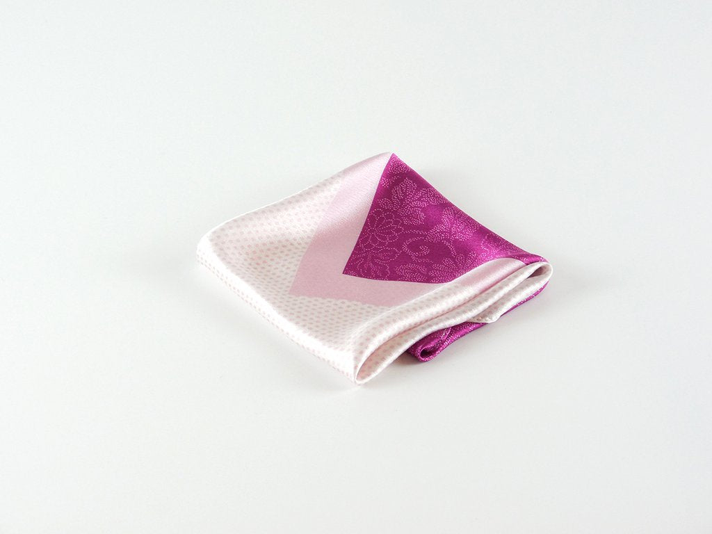 Tomita Edo Komon Traditional Japanese Handkerchief - Elegant Cotton Scarf for Men & Women - Perfect for Weddings, Tea Ceremonies & Cultural Events