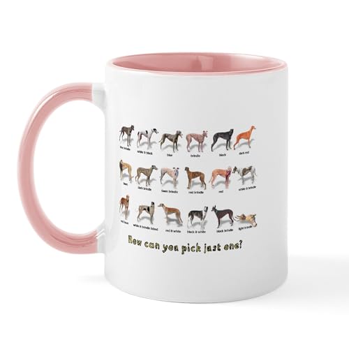 White/Pink Inside - Greyhound Colors Mug