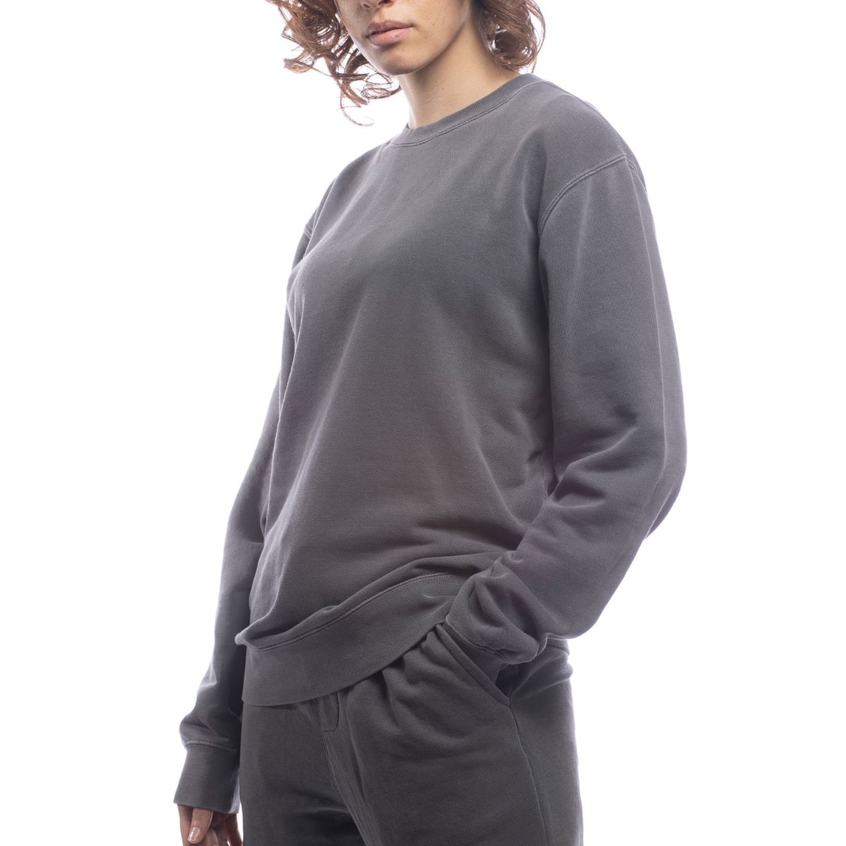 Eco-Friendly Upcycled Black Crewneck Sweatshirt for Men & Women - Sustainable Fashion for Casual Wear & Street Style