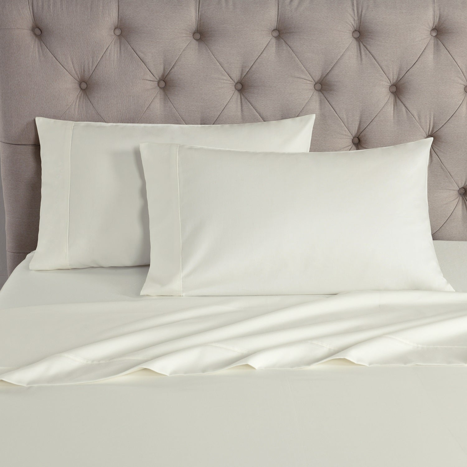 Premium Organic Cotton 400 Thread Count Pillowcase Set (2-Pack) - Ultra Soft Hypoallergenic Bedding for Side Sleepers & Sensitive Skin - Perfect for Master Bedroom, Guest Room & Luxury Hotels