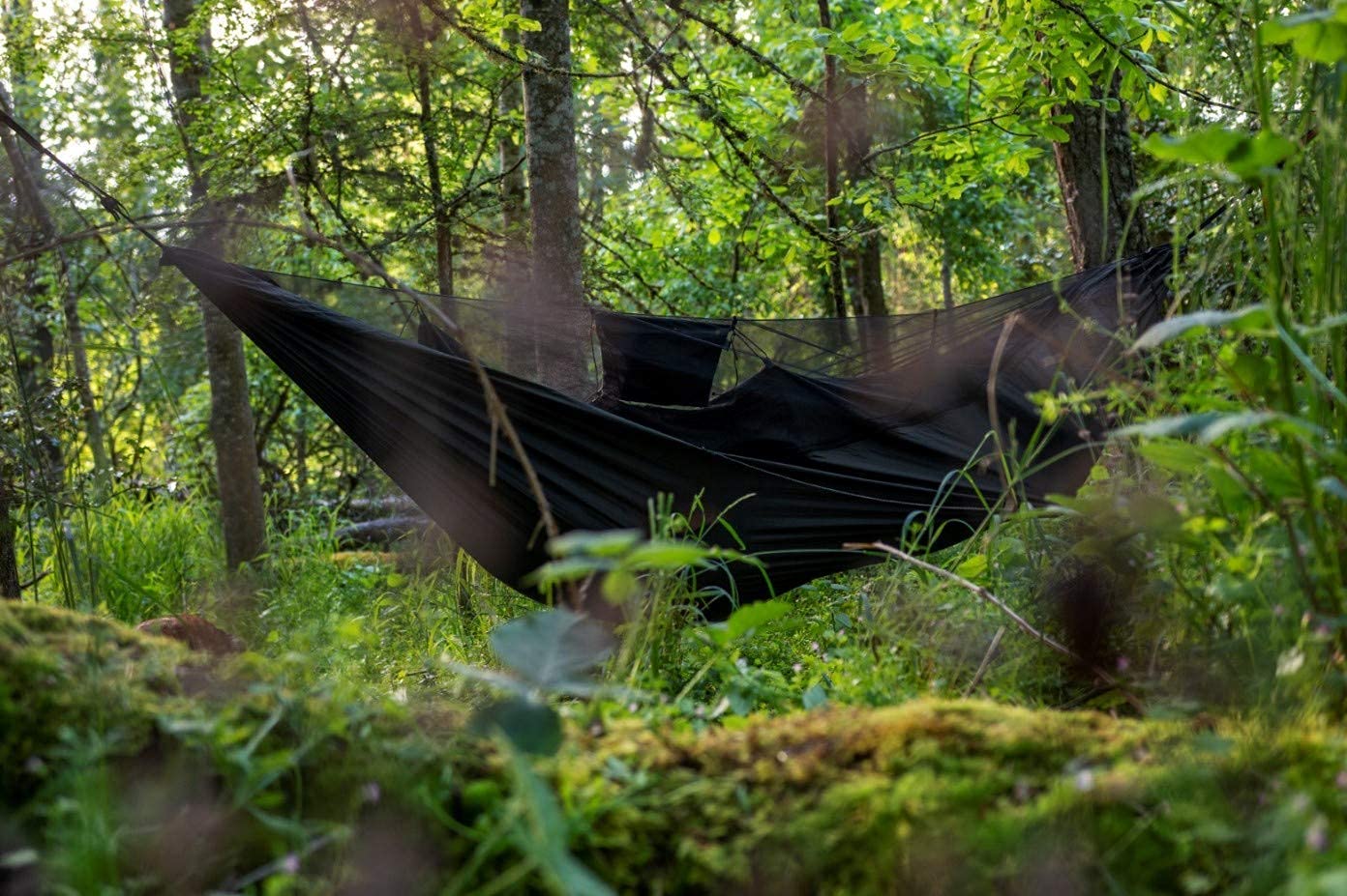 OneTigris KOMPOUND Camping Hammock with Bulwark Camping Tarp - Lightweight & Waterproof for Backpacking, Hiking, and Outdoor Adventures