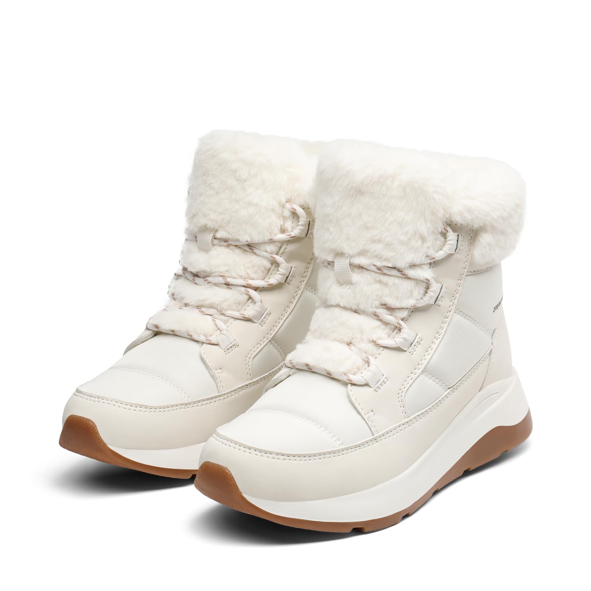 DREAM PAIRS Women's Winter Snow Boots - Waterproof Ankle Boots with Faux Fur Lining, Comfortable Short Booties for Ladies | Perfect for Outdoor Activities, Snowy Weather & Casual Winter Wear