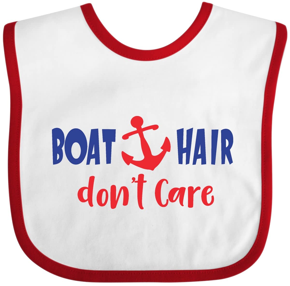 Inktastic Boat Baby Bib - Sailing & Anchor Design for Feeding
