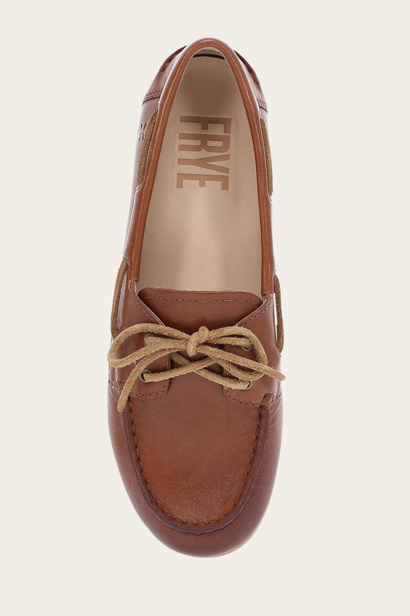 Naya Men's Boat Shoes in Cinnamon Brown - Classic Comfortable Deck Shoes for Sailing, Boating & Casual Wear