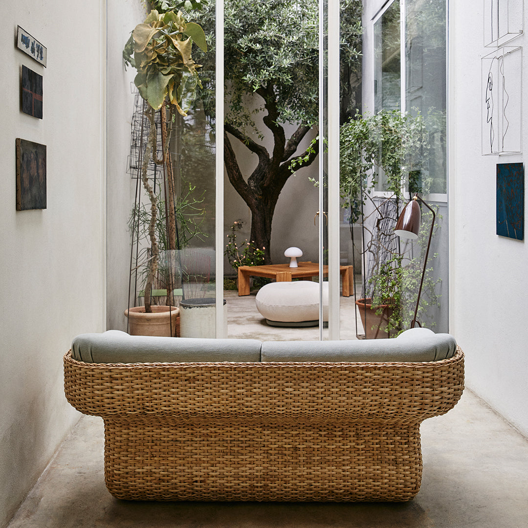 Gubi Joe Colombo Basket Sofa - Modern Lounge Chair for Living Room, Office & Lounge Areas