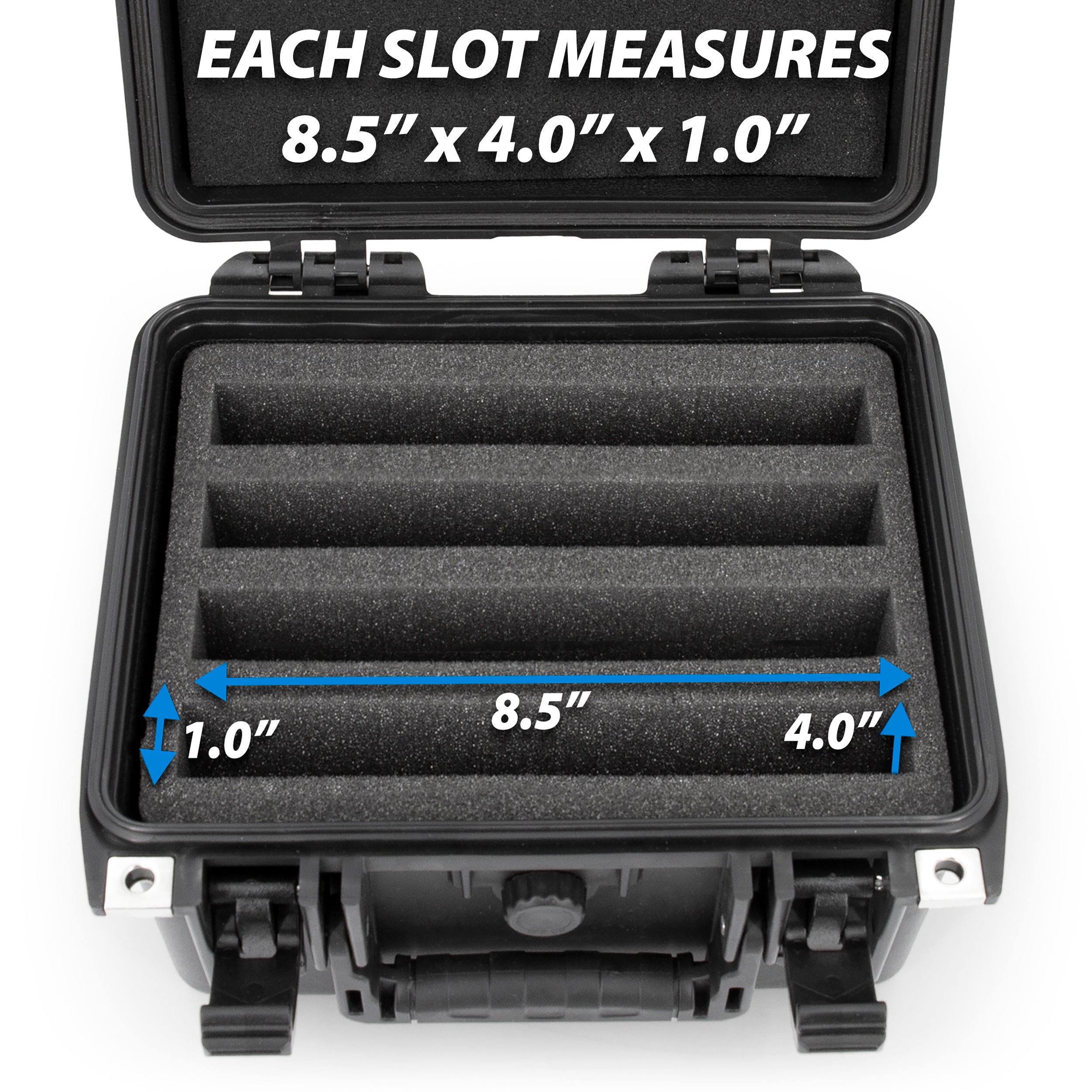 CASEMATIX IPX7 Waterproof Graded Banknote Holder - Compatible with PCGS & PMG Currency Cases | Secure Storage for Collectible Money with Dividers | Perfect for Coin Collectors & Numismatic Display