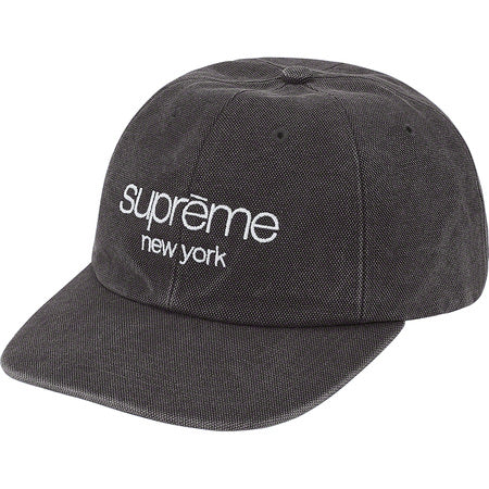Supreme Classic Logo 6-Panel Black Snapback Hat - Streetwear Fashion for Men & Women - Perfect for Urban Style, Hip-Hop Outfits and Casual Wear