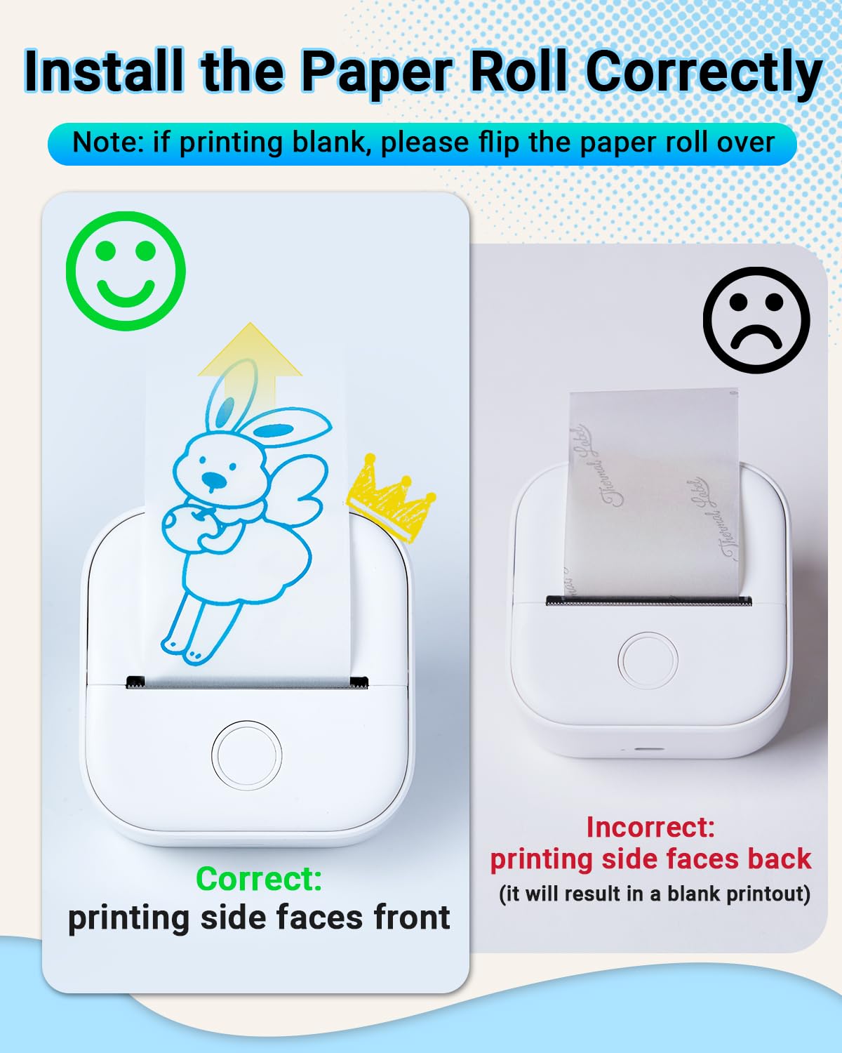 Memoking T02 Sticker Printer - Portable Thermal Inkless Label Maker for Study, Office & Home | Print Custom Stickers, Diagrams, Receipts & Photos | Compact Pocket-Size Design for Phone Labeling & Organization