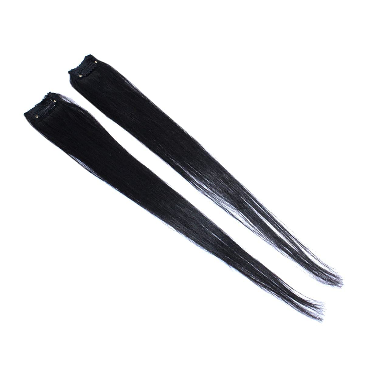 Kabello Invisible Hair Patch Single Clip Streak Human Hair Extension 16
