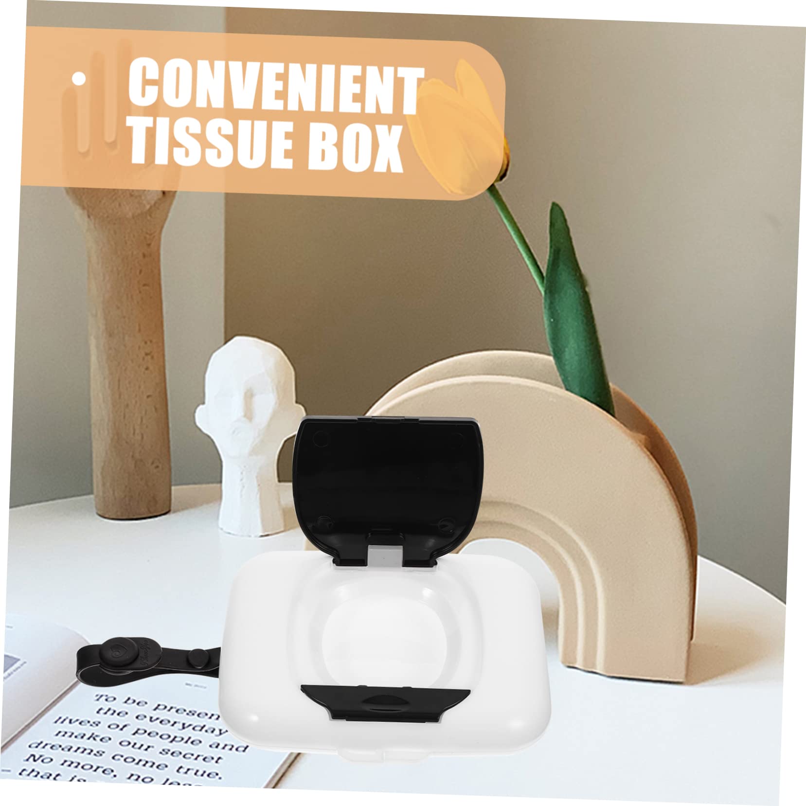 Greenadscape Travel Wipe Dispenser Box - Portable Mini Handheld Container for Diaper Wipes & Wet Wipes | Perfect for On-the-Go Parents, Baby Care, Travel, Camping & Car Use
