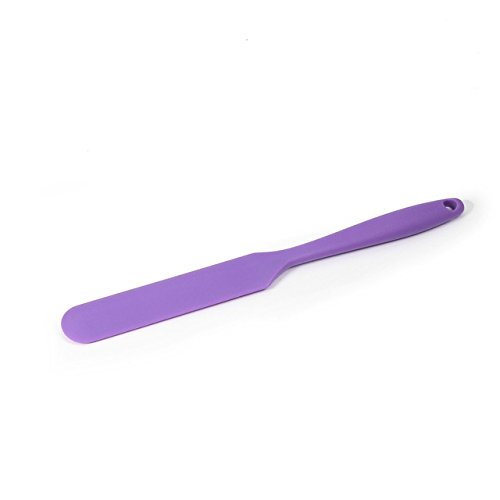Premium Heat-Resistant Silicone Spatula Set - Non-Stick Cooking Spoon & Flexible Kitchen Utensil for Baking, Mixing & Flipping (Purple) - Perfect for Cake Decorating, Pancake Flipping & Sauce Stirring