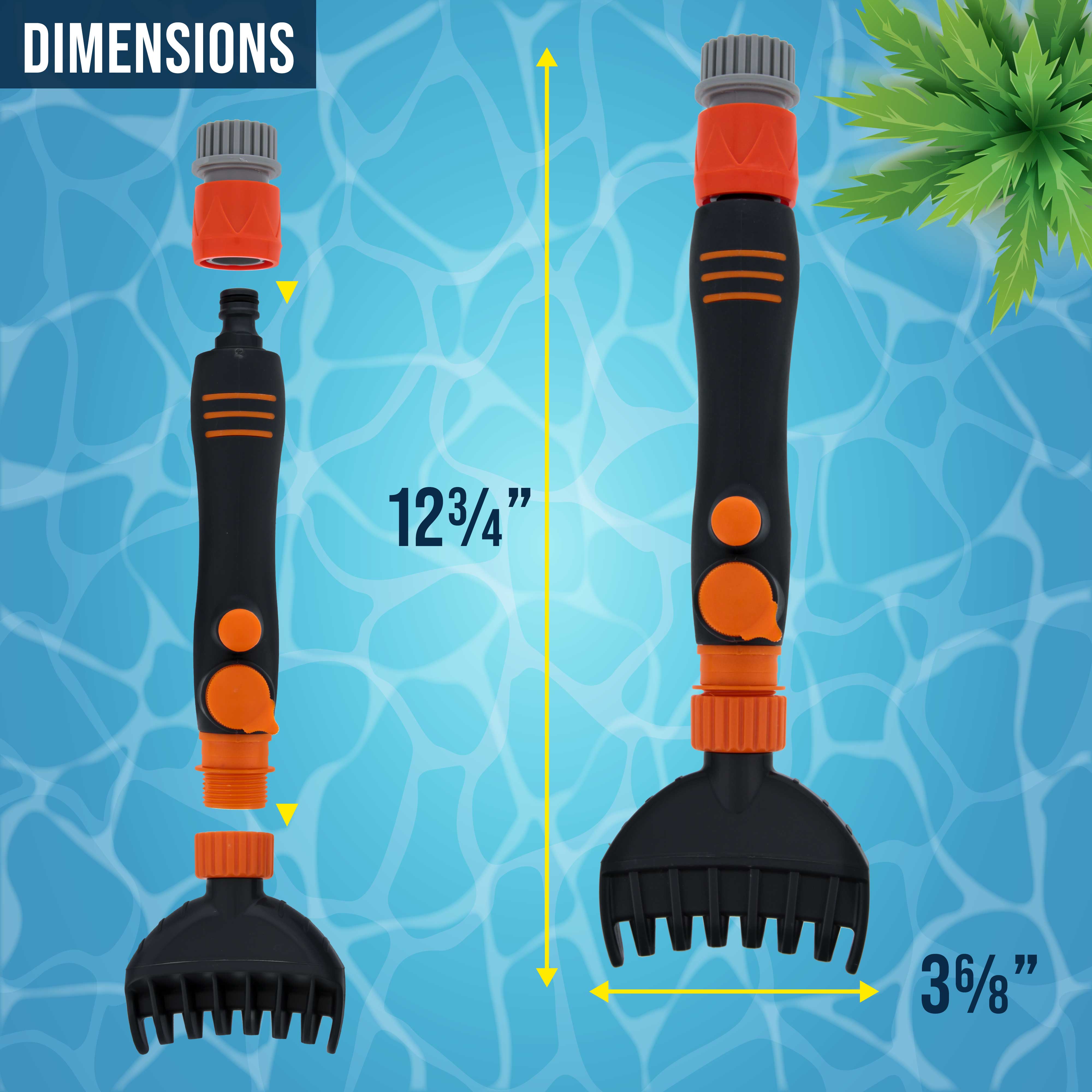**Pool Filter Cartridge Cleaner Tool - 6 Powerful Water Jets for Quick & Deep Cleaning - Durable Spa & Pool Filter Wand - Removes Dirt & Debris - Perfect for In-Ground & Above Ground Pools**