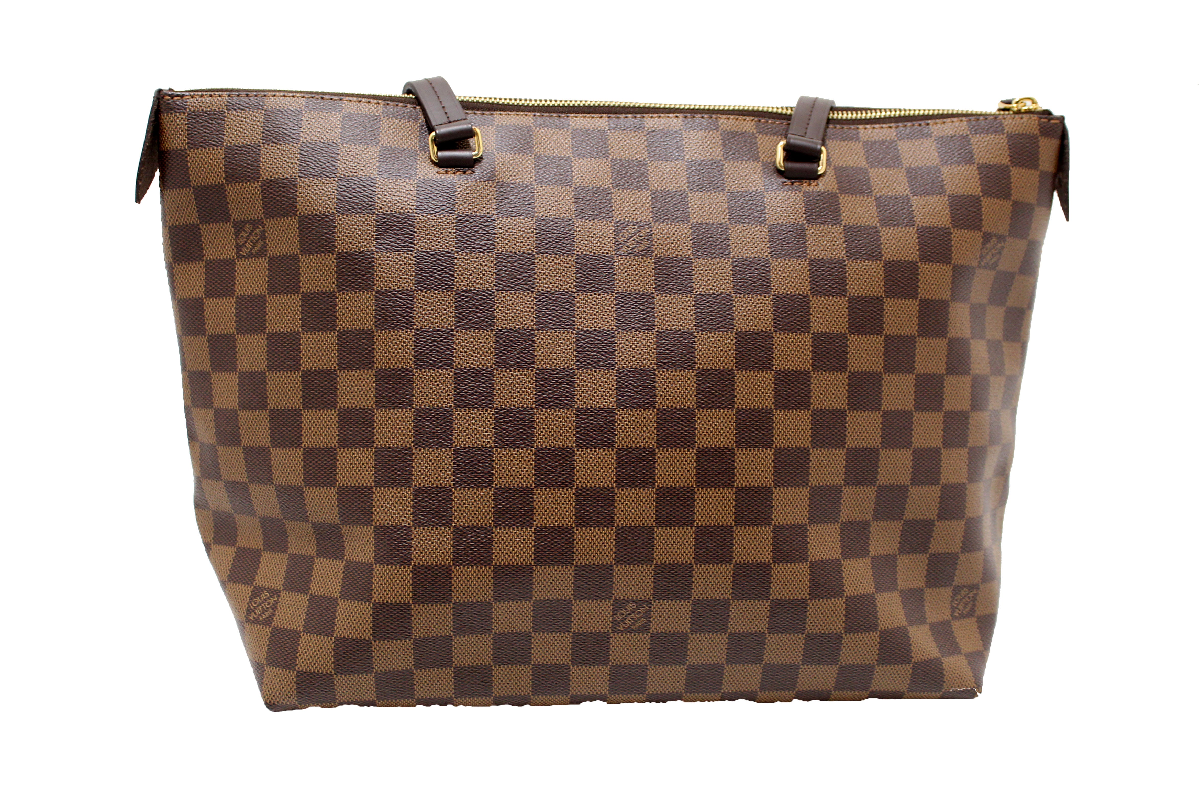 Authentic Louis Vuitton Damier Ebene Iena MM Shoulder Tote Bag - Luxury Designer Handbag for Women, Perfect for Work, Travel & Everyday Use
