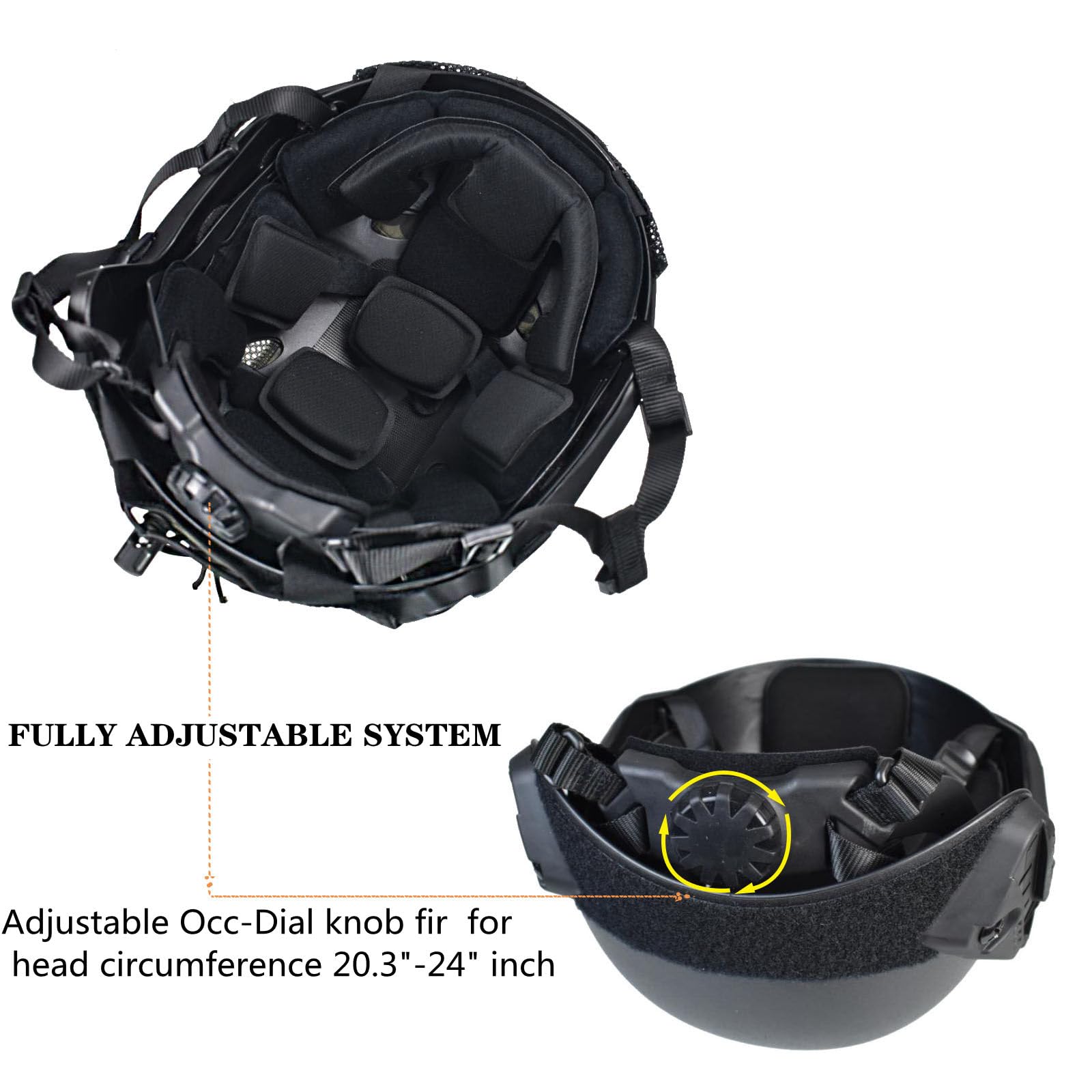 Tactical Airsoft Fast Helmet Set with Military Noise Cancelling Headset, Rail Mount & Cover - Adjustable Memory Foam Padding for Adults & Teens - Perfect for Airsoft Games, Military Training & Outdoor Adventures