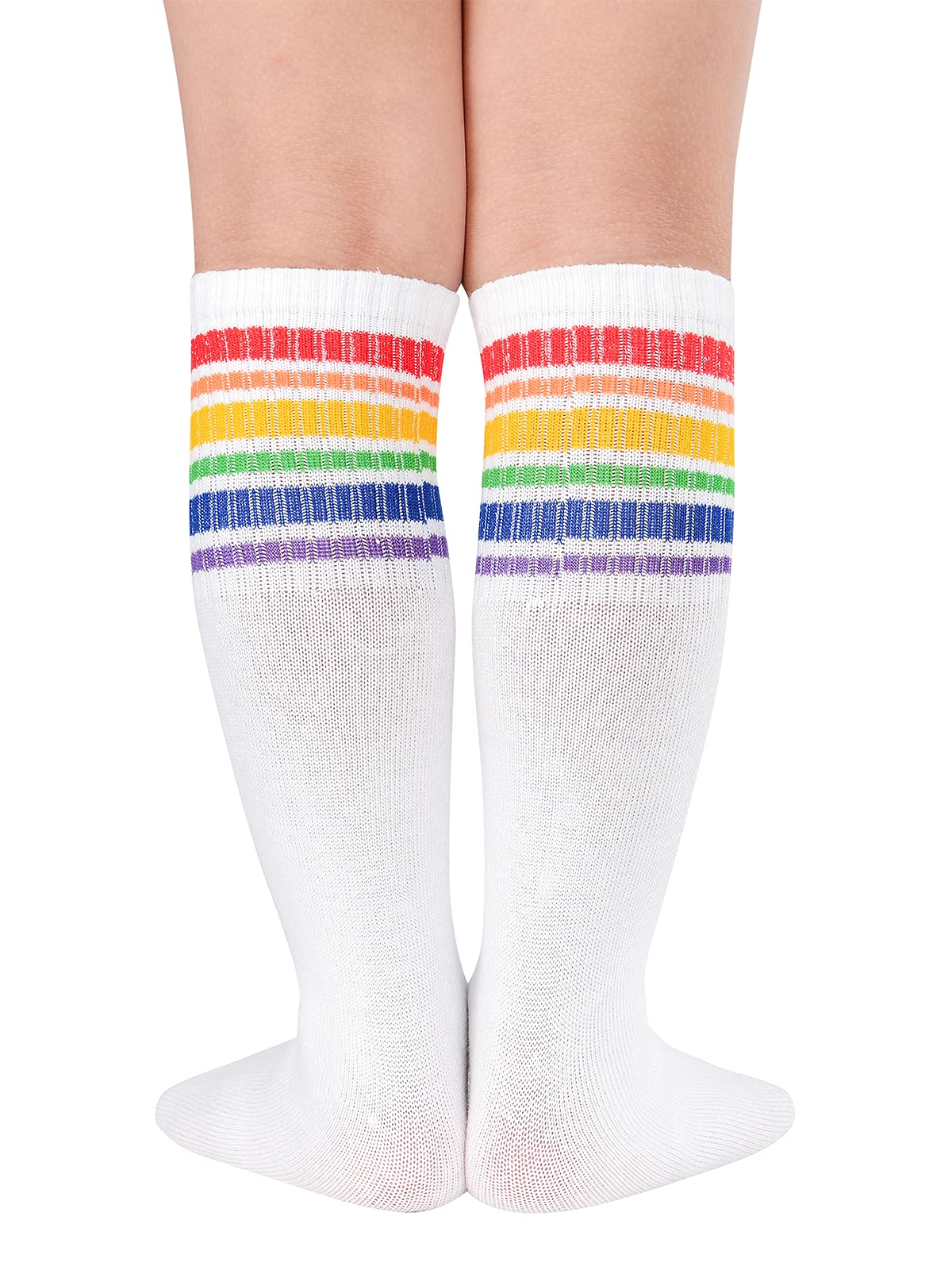 Century Star Kids Soccer Socks - Knee High Cotton Sports Socks for Boys & Girls - Breathable Uniform Socks for Toddlers - Perfect for Soccer Games, School Sports & Daily Play