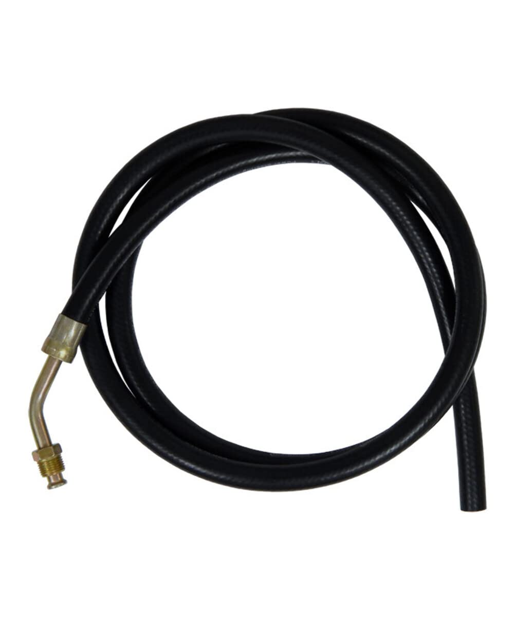 QuickSilver HOSE-72 INCH ZZ - Heavy Duty 72 Inch Garden Hose for Watering, Washing Cars & Outdoor Use - Durable Flexible Rubber Hose with Brass Fittings