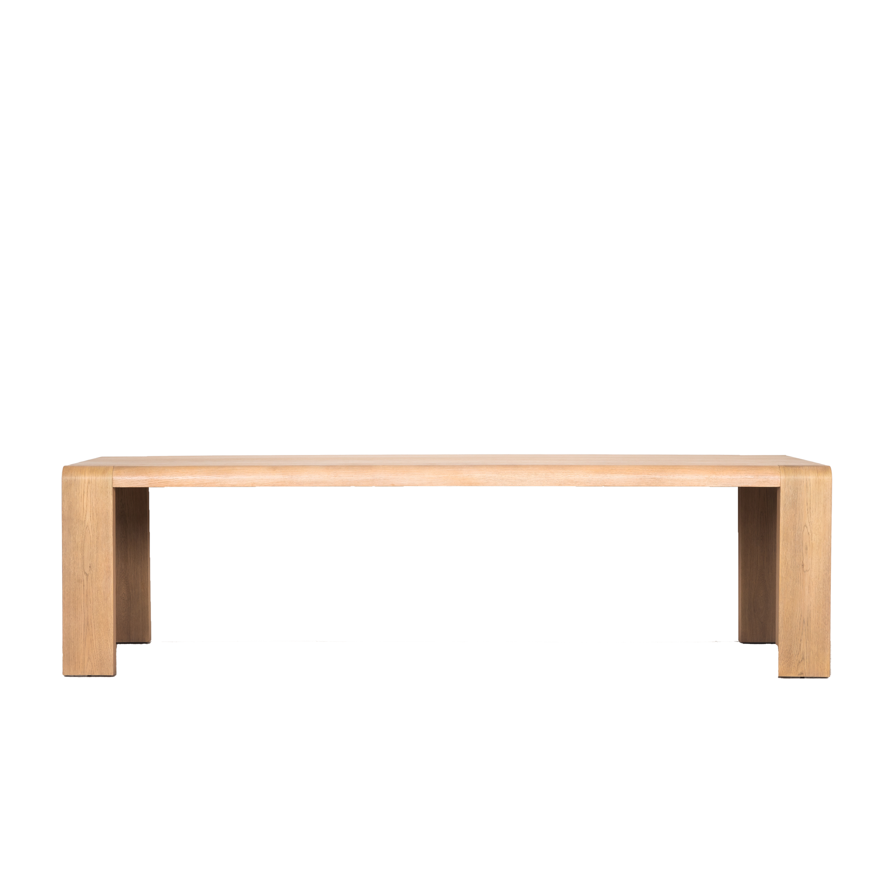 Modern Rectangular Dining Table - Solid Wood Kitchen Table for 6-8 People - Perfect for Family Gatherings & Dinner Parties