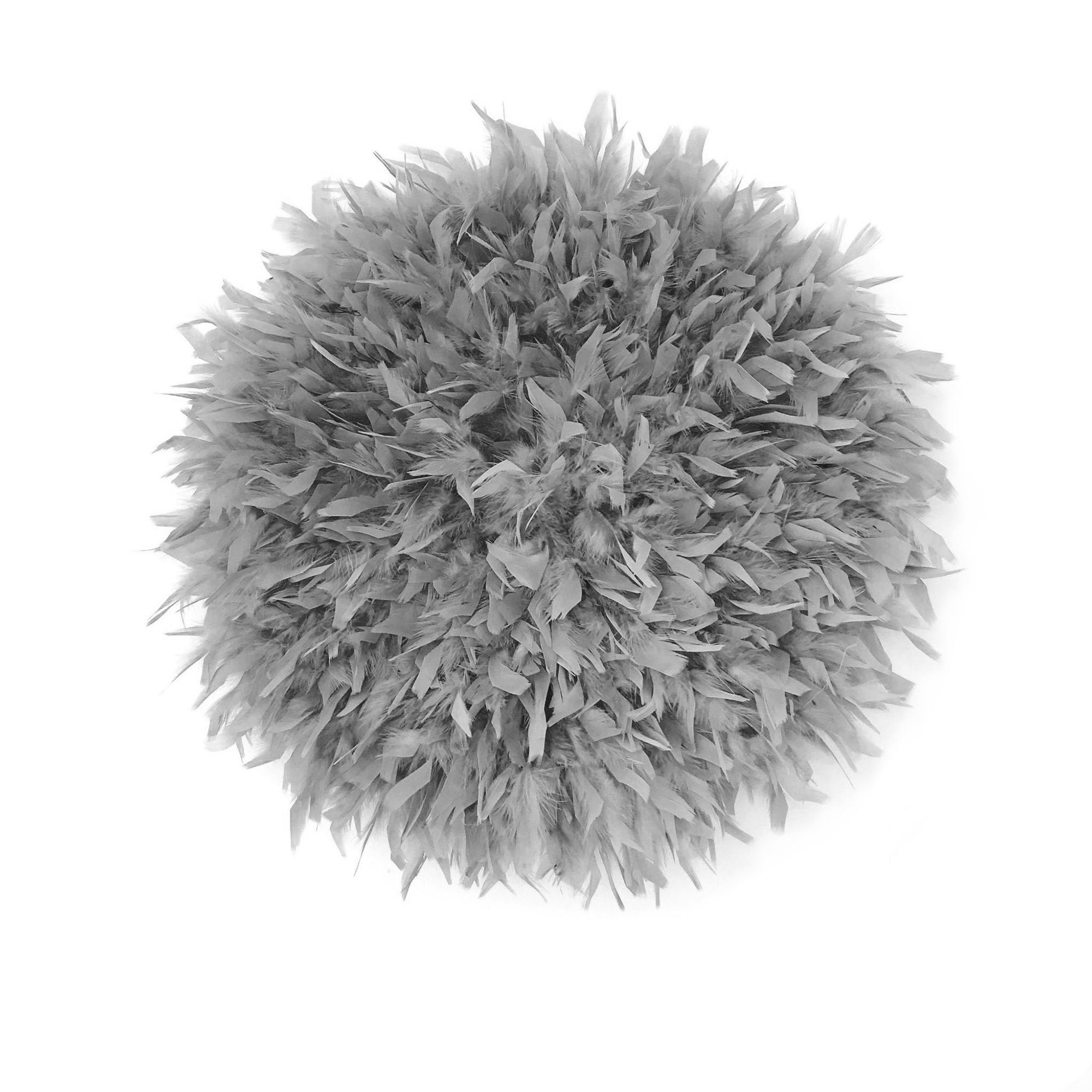 Handmade Purple Juju Hat - Boho Chic Wall Decor with Natural Feathers for Home & Office | Perfect for Bohemian, African, and Eclectic Interior Design Styles