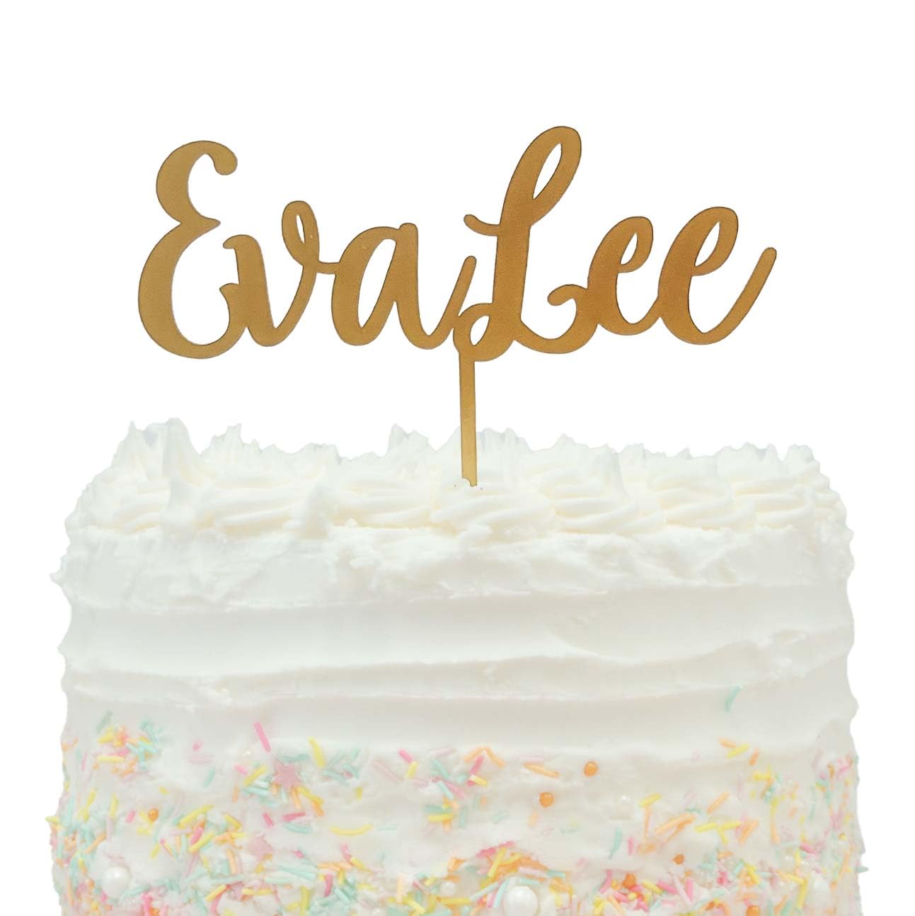 Personalized Acrylic Cake Topper - Custom Name Wedding, Birthday & Anniversary Cake Decorations - Perfect for Weddings, Birthdays, Anniversaries & Special Celebrations