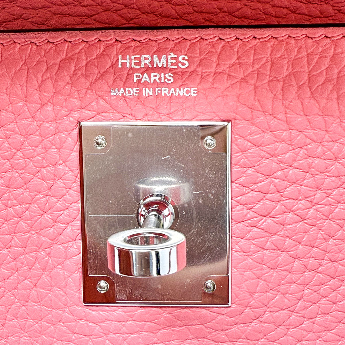 Authentic Hermes Clemence Kelly Retourne 28 Leather Handbag - Luxury Shoulder Bag for Women | Perfect for Work, Travel & Special Occasions