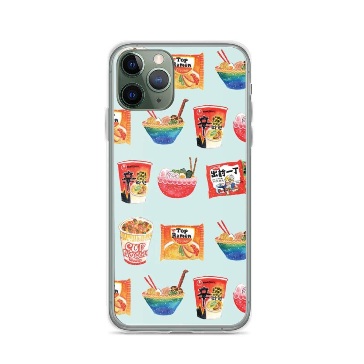 Premium Ramen Noodle Design Phone Case - Compatible with iPhone 12/11/X/Xs/Xr/8/7/6/6s Plus/Pro Max & Samsung Galaxy Note/S9/S10/S20 Ultra Plus - Cute Food-Themed Protective Cover for Daily Use, School, Work & Travel