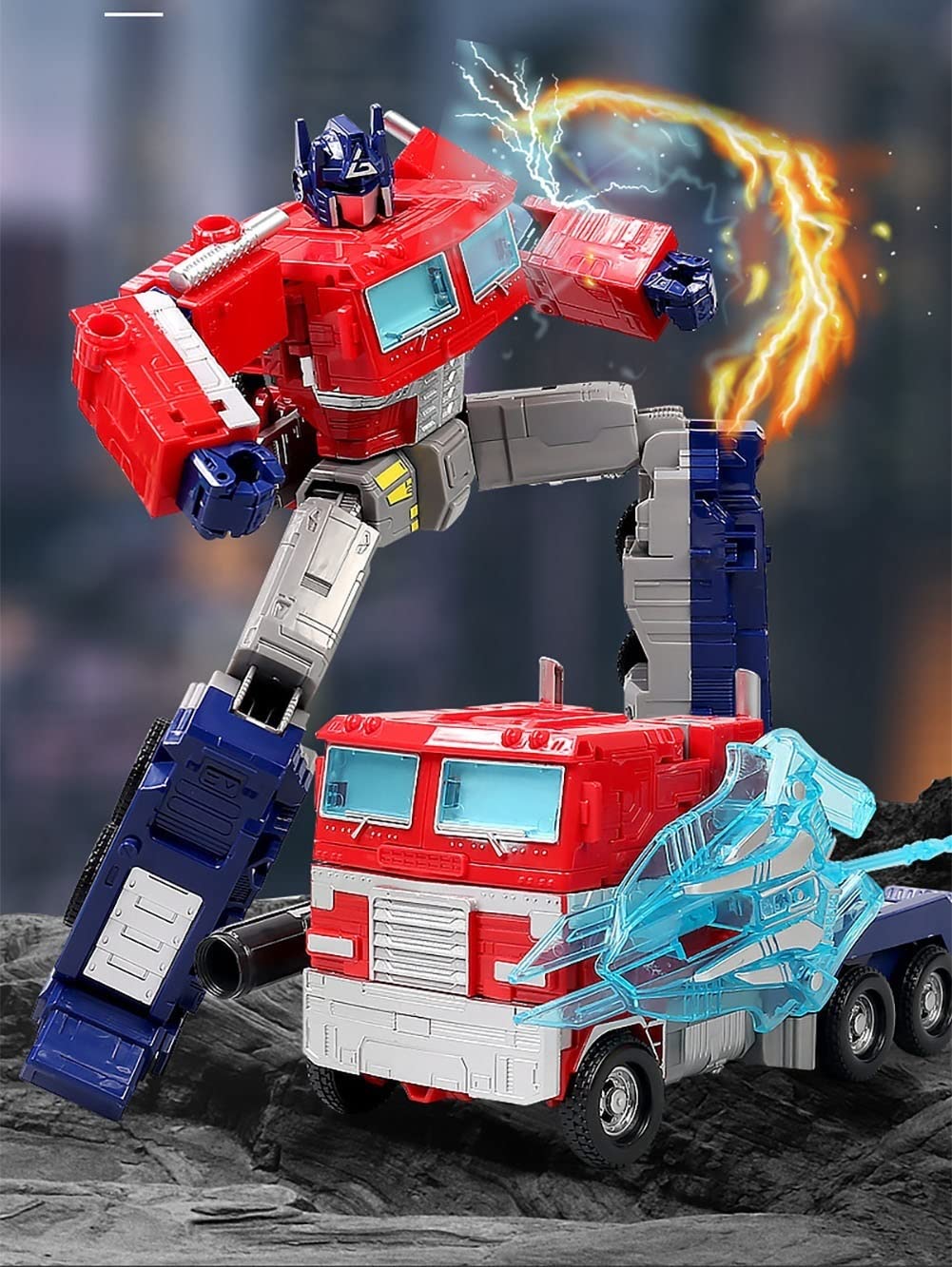 MP10 Optimus Prime Alloy Deformation Toy Car - Transformable Action Figure Model for Boys & Collectors, Handmade Durable Gift for Kids 8+ (Birthday, Christmas, Play & Display)