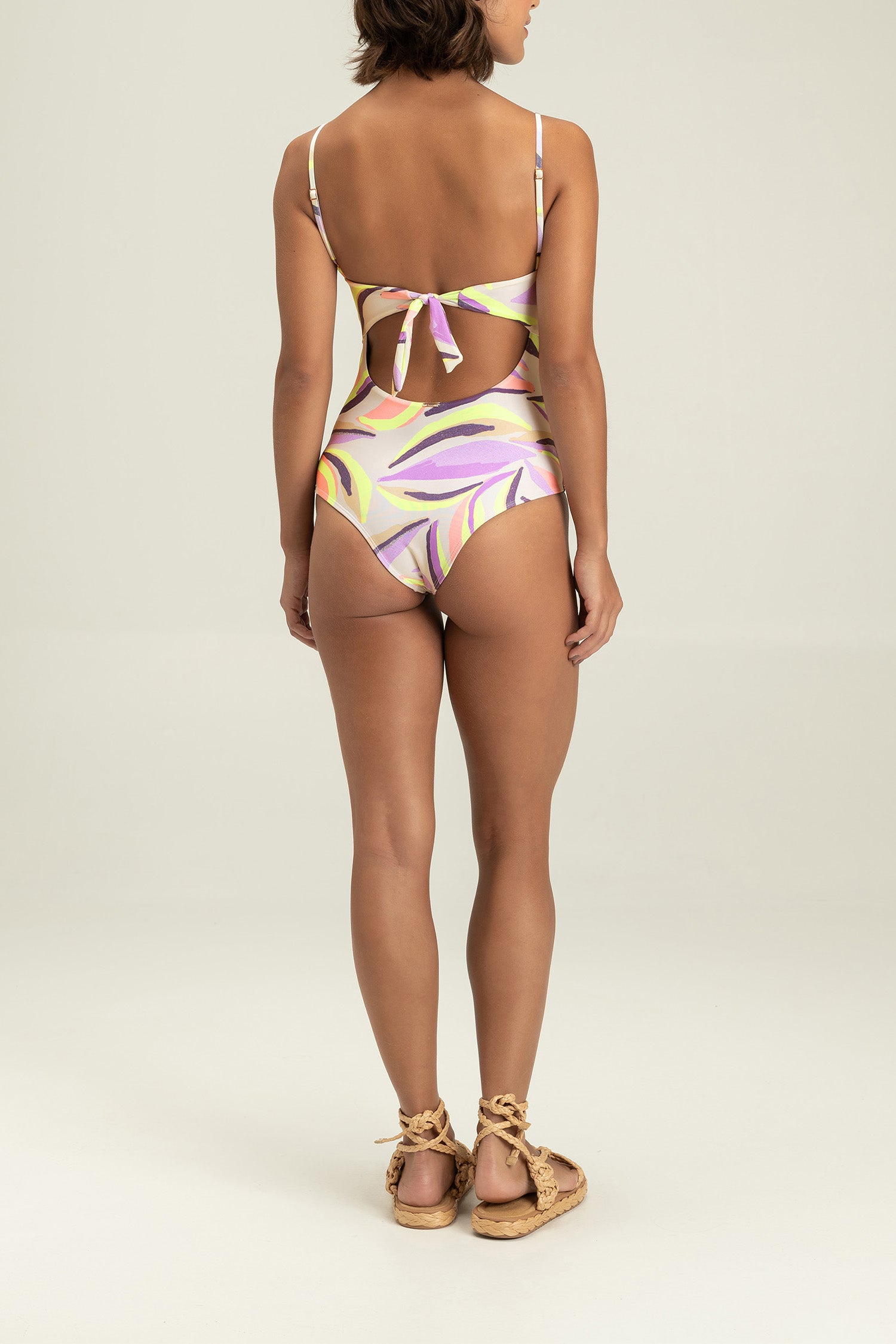 Future Green Cross One Piece Swimsuit for Women - Sexy High Cut Bathing Suit with Adjustable Straps & Tummy Control - Perfect for Beach, Pool, Vacation & Summer Swimwear