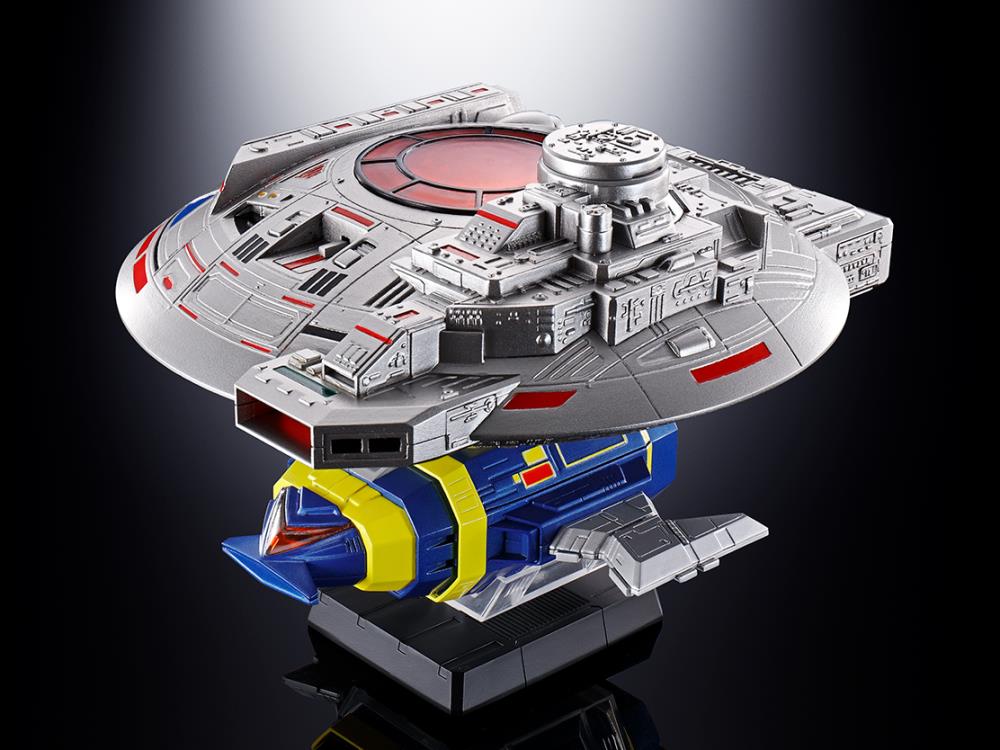Bandai Soul of Chogokin GX-106 Denshi Seijyu Dol & Guillan Enban Space Sheriff Gavan Collectible Action Figure - Perfect for Anime Fans & Sci-Fi Collectors Display